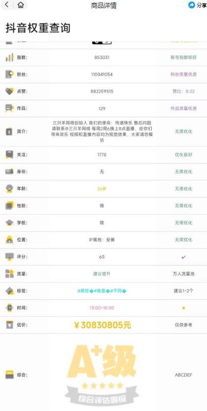 图片[2]-外面收费288的安卓版抖音权重查询工具，直播必备礼物收割机【软件+详细教程】-云创网