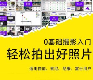 0基础摄影入门,轻松拍出好照片(适用佳能、索尼、尼康、富士用户)-云创网