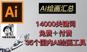 AI绘画汇总14000关键词+35个国内AI绘画工具(兔费+付费)头像壁纸不用愁-云创网