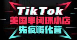 疯人院·TikTok美国半闭环小店孵化营,抢占TikTok美国蓝海市场,开店、运营、带货、投流全实操-云创网