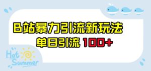 B站暴力引流新玩法,单日引流100+【揭秘】-云创网