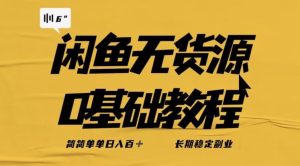 独家闲鱼无货源详细玩法，简简单单日八百+，长期稳定副业【揭秘】-云创网