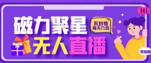 最新快手的磁力聚星玩法,挂无人直播,每天最少都几百米,还不封号-云创网
