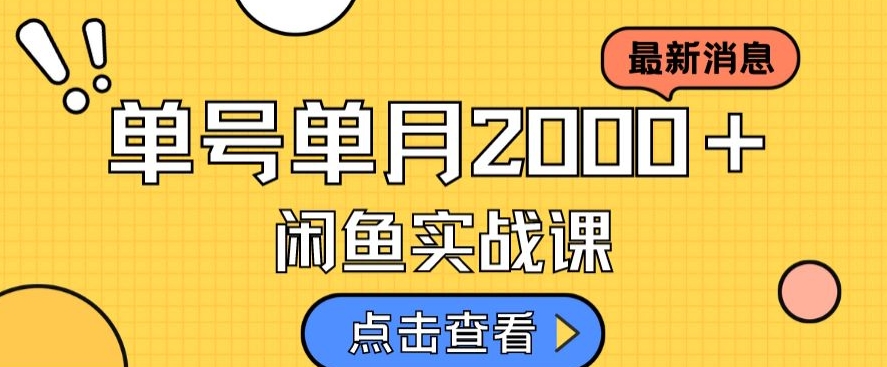 最新闲鱼日入500＋，虚拟资料变现喂饭级讲解-云创网