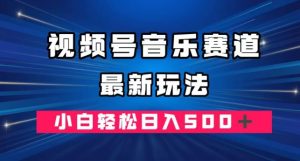 视频号音乐赛道最新玩法，小白轻松日入500＋-云创网