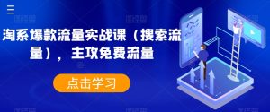 淘系爆款流量实战课(搜索流量),主攻免费流量-云创网
