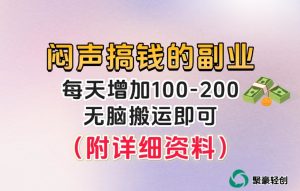 小众且稳定的长期冷门项目,无脑复制粘贴即可,日收益100-200+-云创网